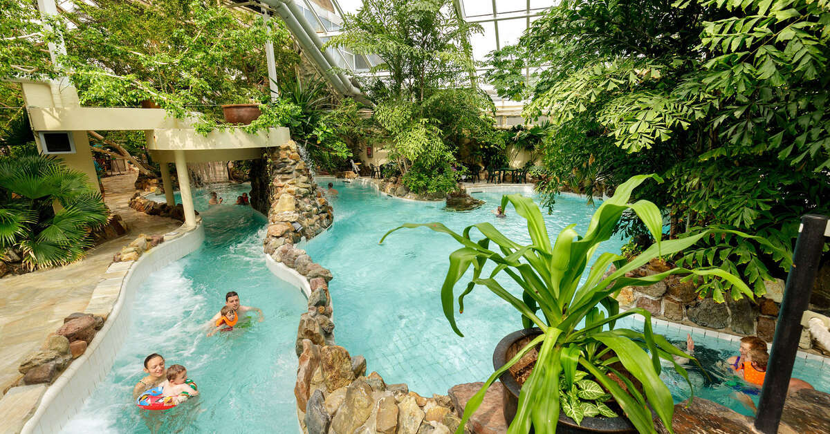 Een foto van het zwembad bij Center Parcs Erperheide