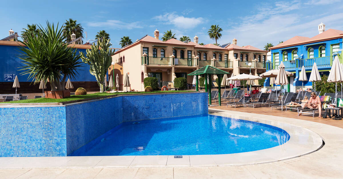 Ein Foto von der Terrasse im EO Maspalomas Resort