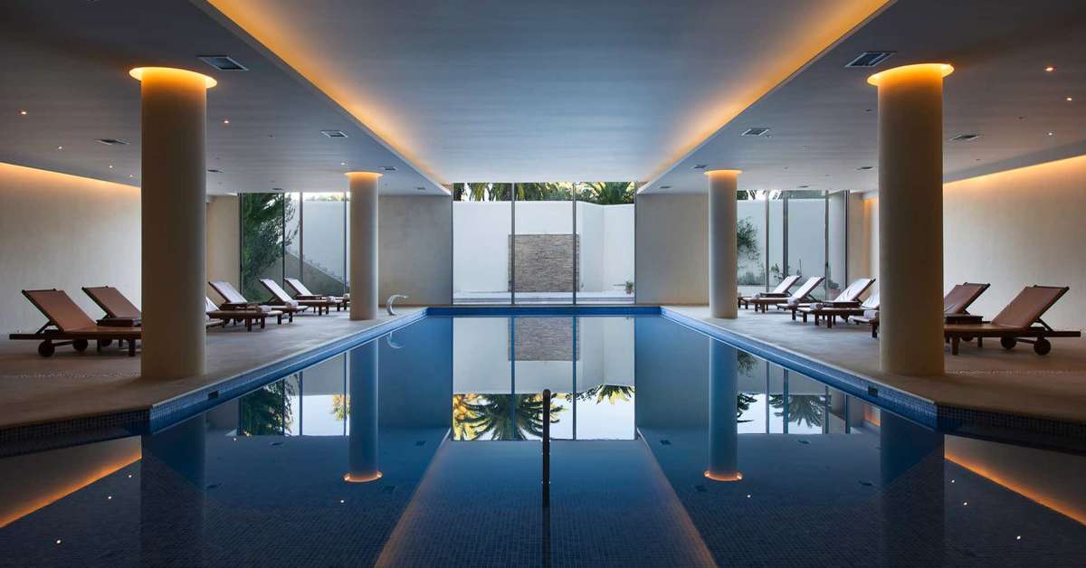 Een foto van het zwembad bij Kassandra Palace Hotel & Spa