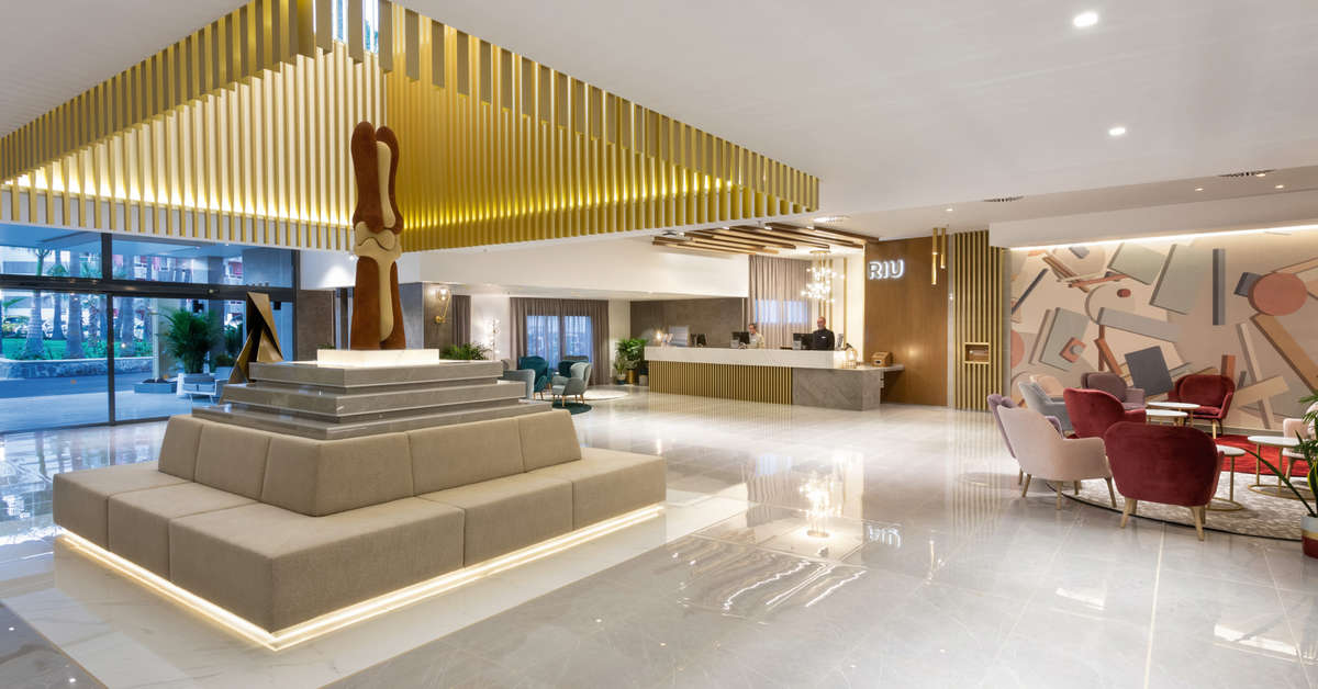 Een foto van het interieur van Riu Palace Palmeras