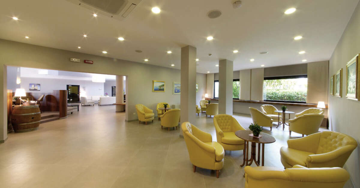 Een foto van het interieur van Hotel Du Parc
