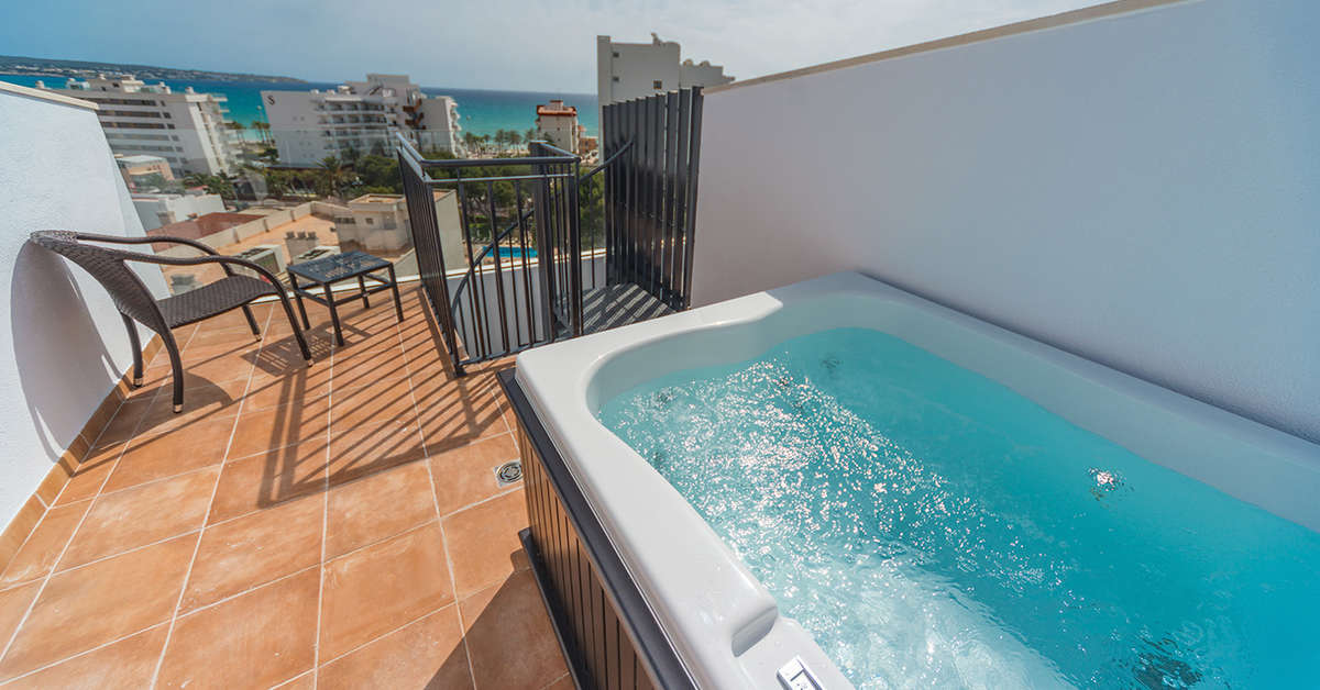 Een foto van het zwembad bij Hotel Principe Wellness & Spa