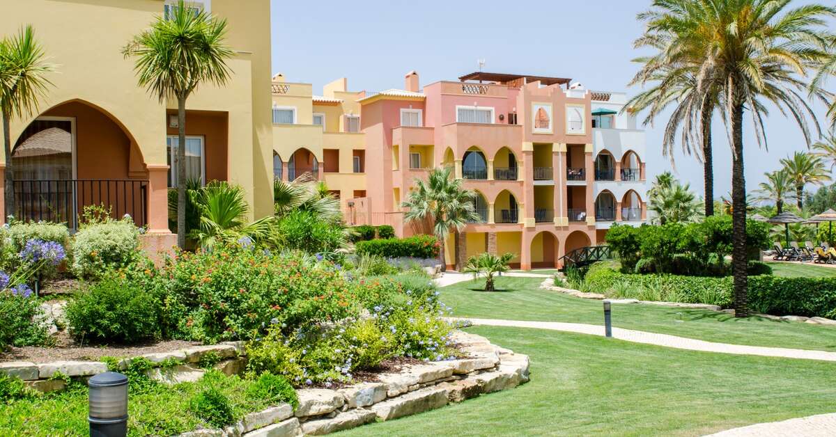 Een foto van de buitenkant van Jardim da Meia Praia
