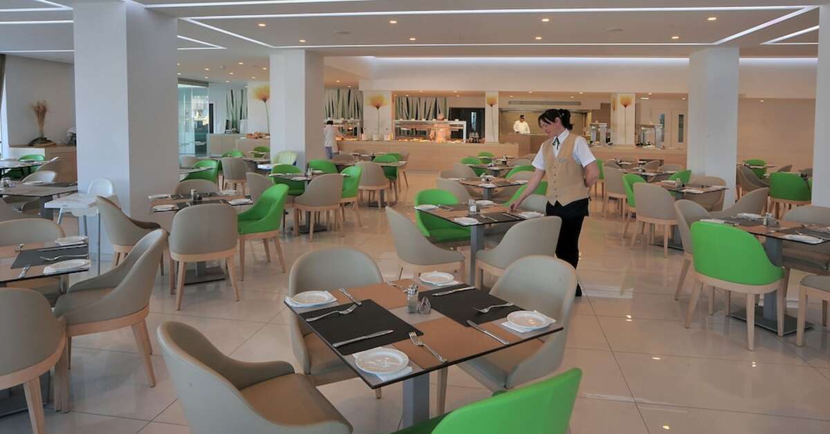 Ein Foto von den Einrichtungen im Hotel Nelia Beach