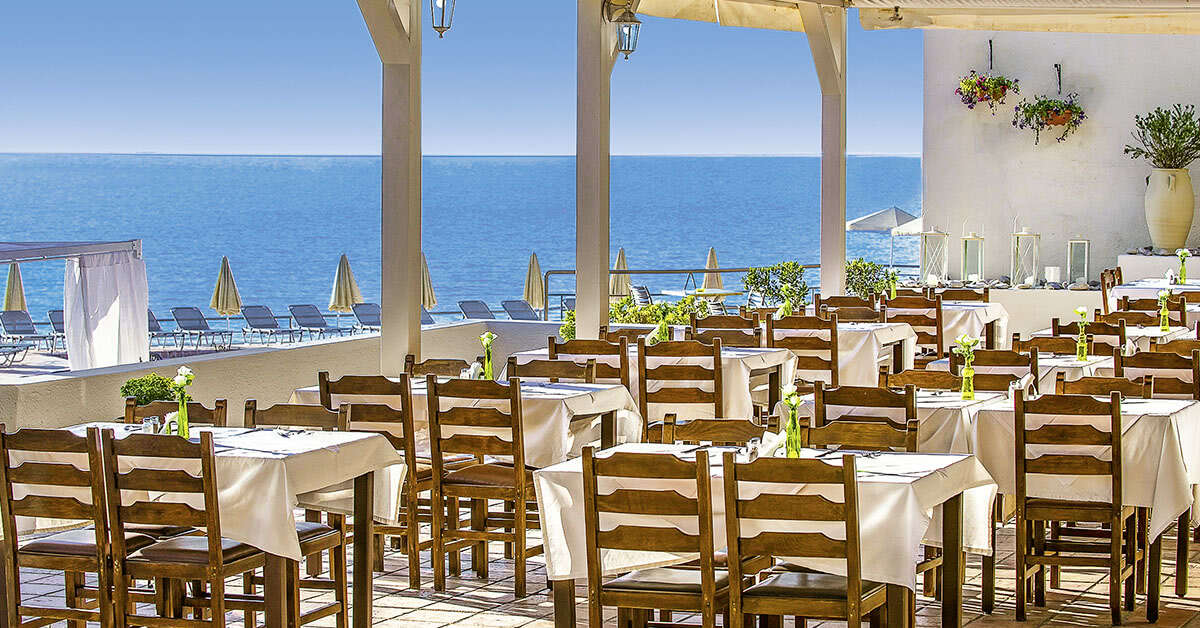 Ein Foto von den Einrichtungen im Scaleta Beach Hotel