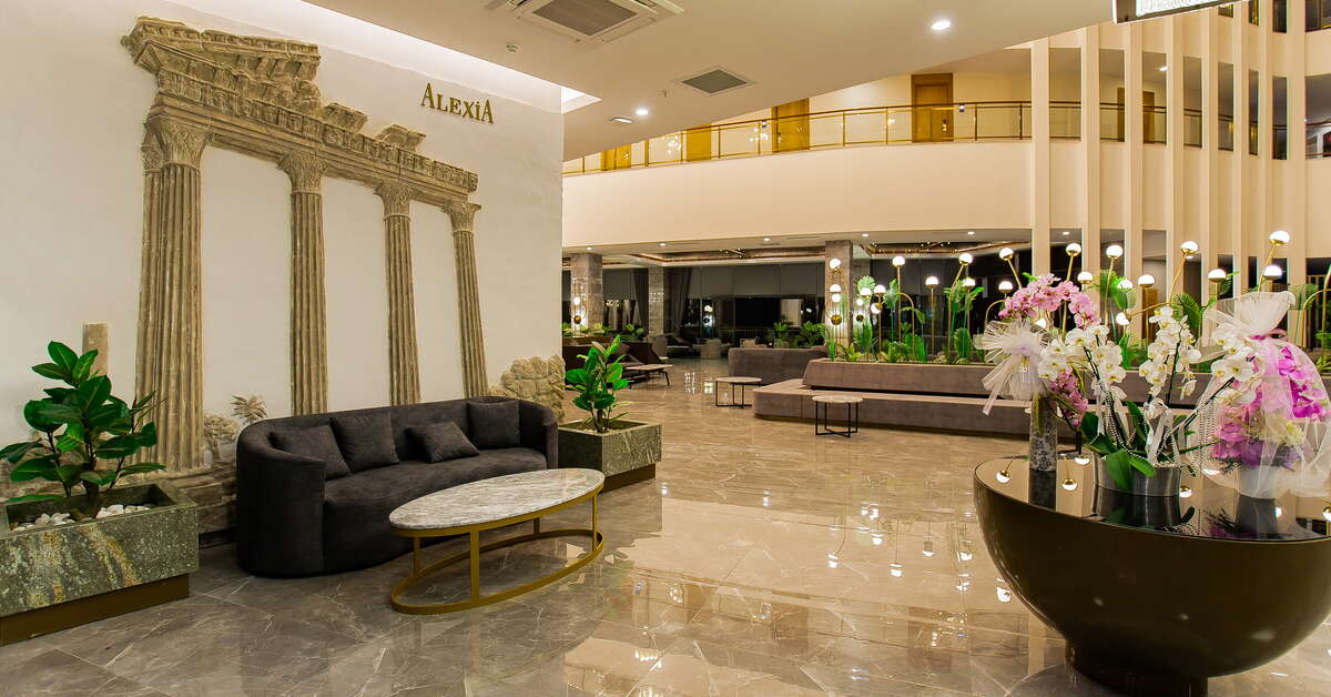 Een foto van het interieur van Alexia Resort & Spa