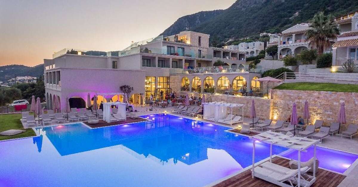 Ein Foto vom Pool im Golden Mare Barbati