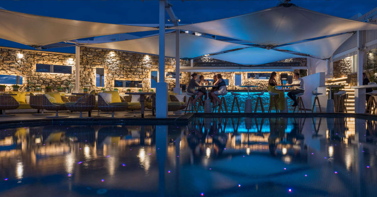 Ein Foto von den Einrichtungen im Myconian Korali Relais & Chateaux