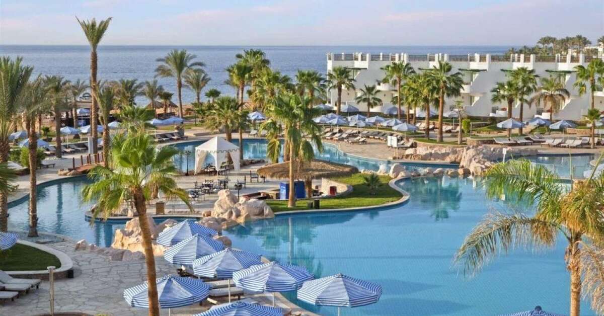 Ein Foto von einer Übersicht des Safir Sharm Waterfalls 
