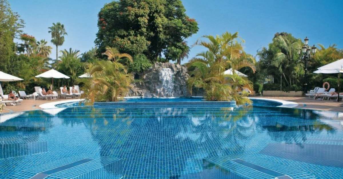 Ein Foto vom Pool im Hotel Botanico & The Oriental Spa Garden