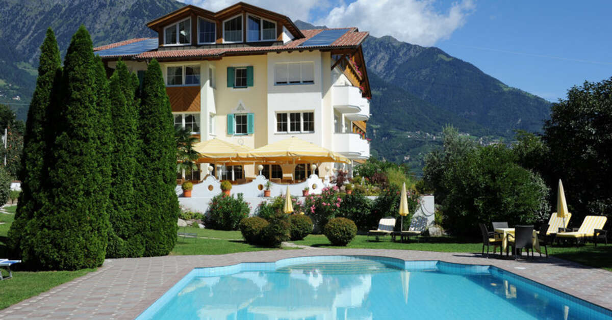Ein Foto von einer Übersicht des Landhaus Hotel Kristall