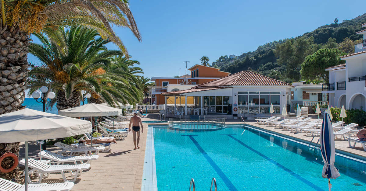 Een foto van het zwembad bij Paradise Beach Hotel Argassi