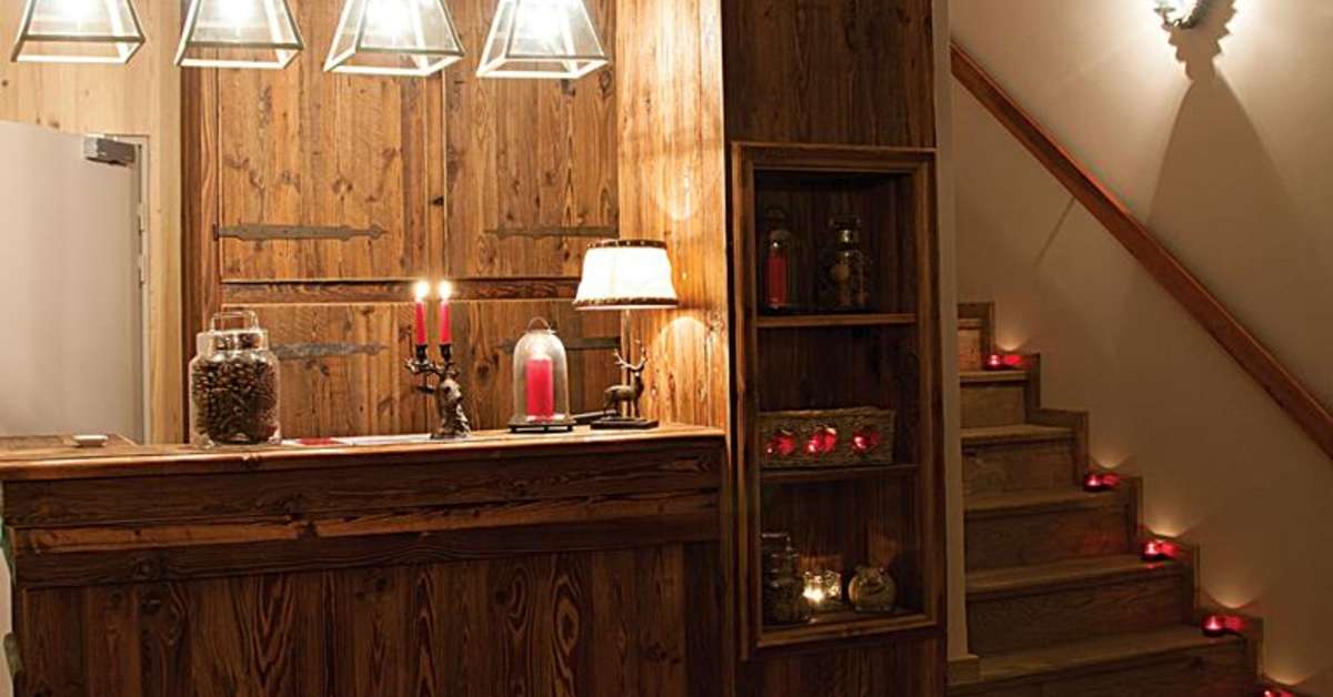 Een foto van het interieur van Hostellerie La ferme du Pape