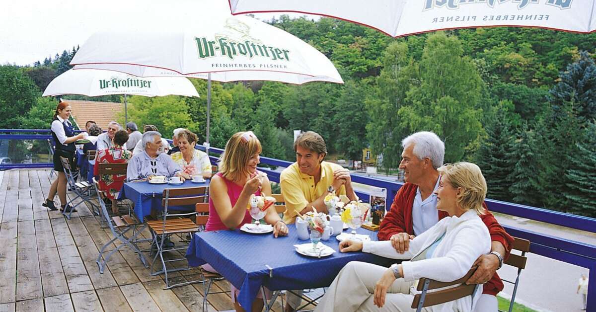 Ein Foto von den Einrichtungen im Morada Hotel Alexisbad
