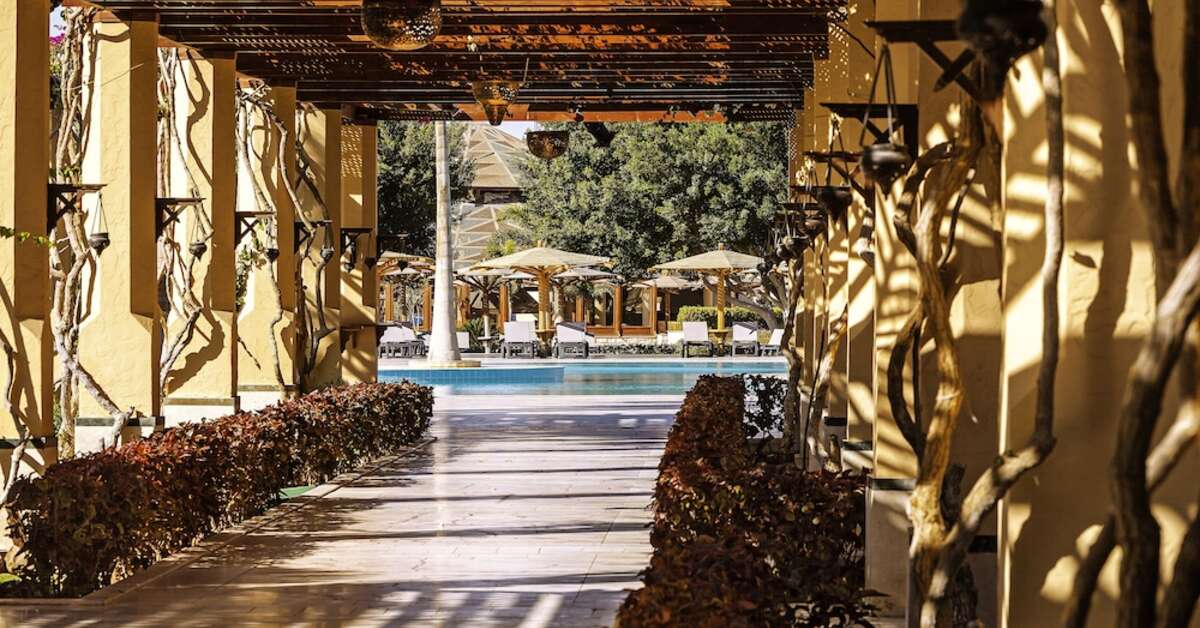 Een foto van het zwembad bij Robinson Club Soma Bay