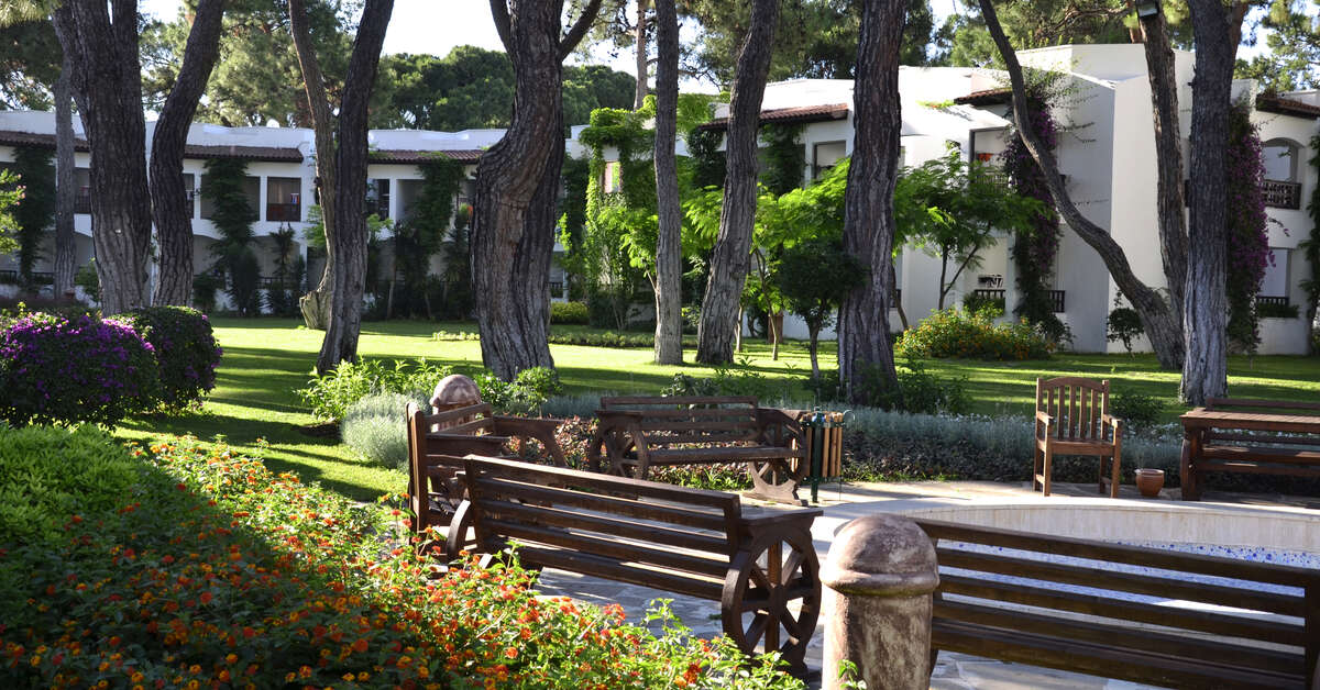 Een foto van het terras bij Emelda Sun Club