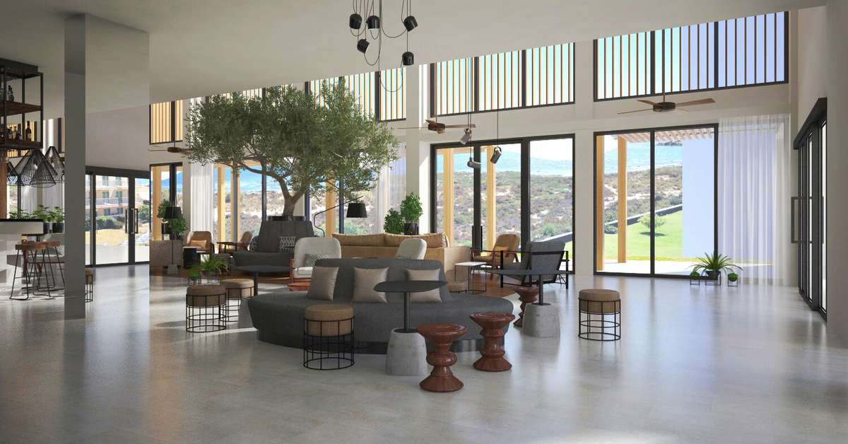 Een foto van het interieur van AP Cabanas Beach & Nature