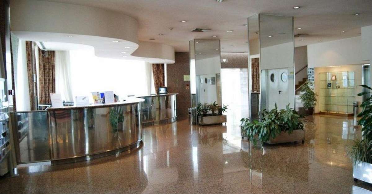 Een foto van het interieur van Hotel Premium Porto Maia