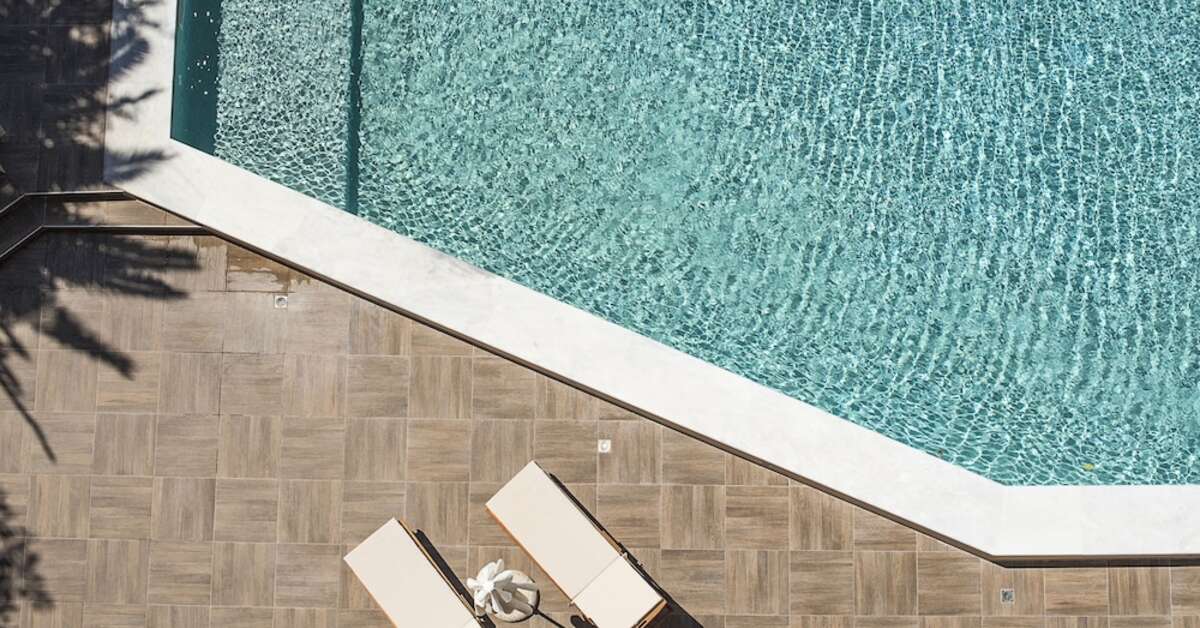 Een foto van het zwembad bij Kriti Hotel