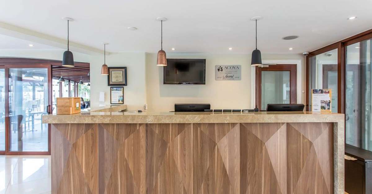 Een foto van het interieur van Acoya Curacao Resort Villas & Spa