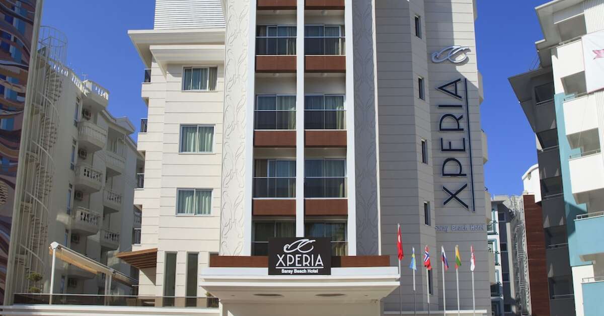 Een foto van de buitenkant van Xperia Saray Beach Hotel