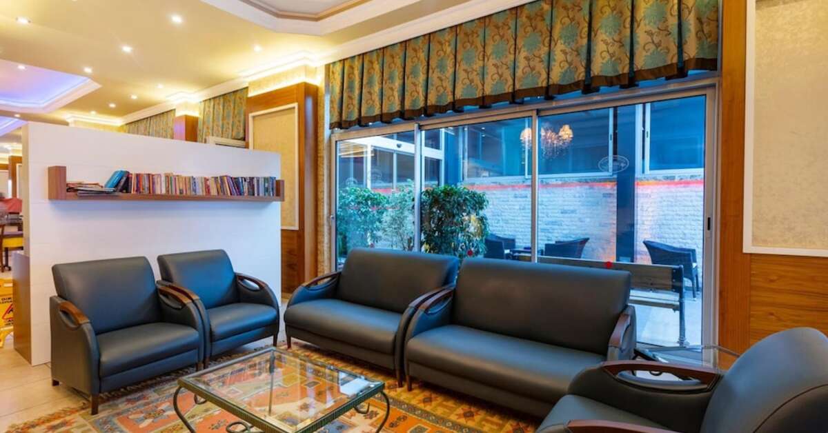 Een foto van het interieur van Alanya Beach Hotel