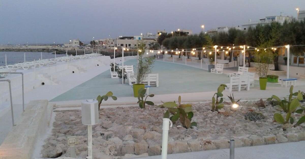 Een foto van het terras bij Hotel La Sorgente