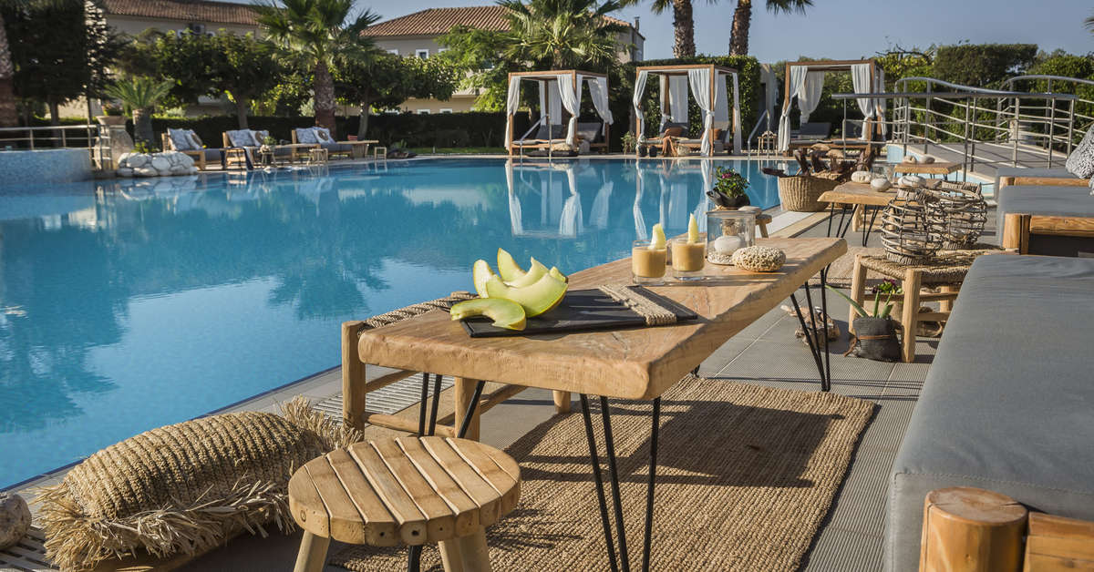 Een foto van het zwembad bij Avithos Resort