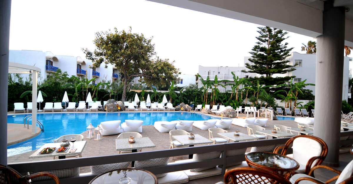 Ein Foto von den Einrichtungen im Palm Beach Hotel Kos