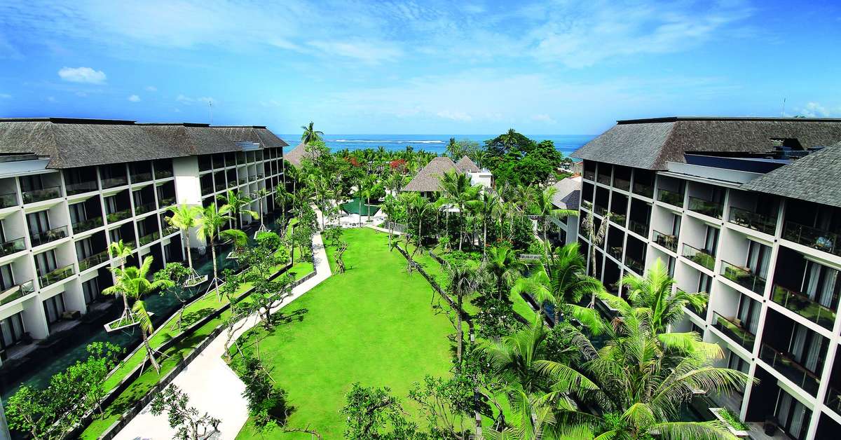 Een foto van de buitenkant van The Anvaya Beach Resort Bali