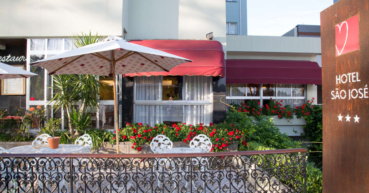Een foto van het terras bij Hotel Sao Jose