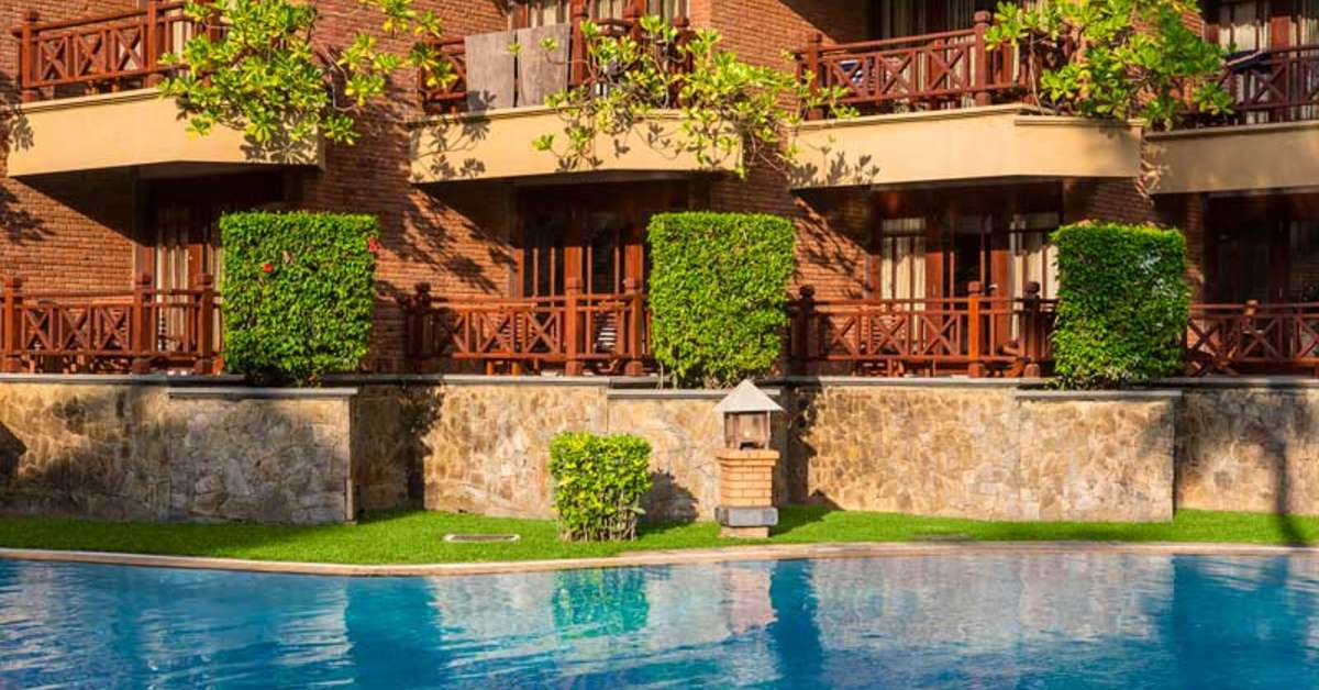 Een foto van het zwembad bij Tangerine Beach Hotel