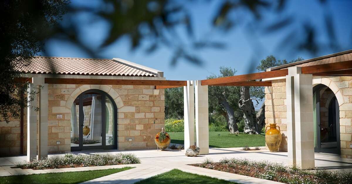 Een foto van de buitenkant van Masseria Stali