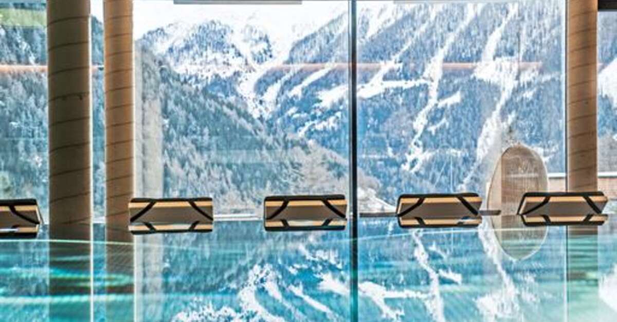 Ein Foto vom Pool im Gradonna Mountain Resort