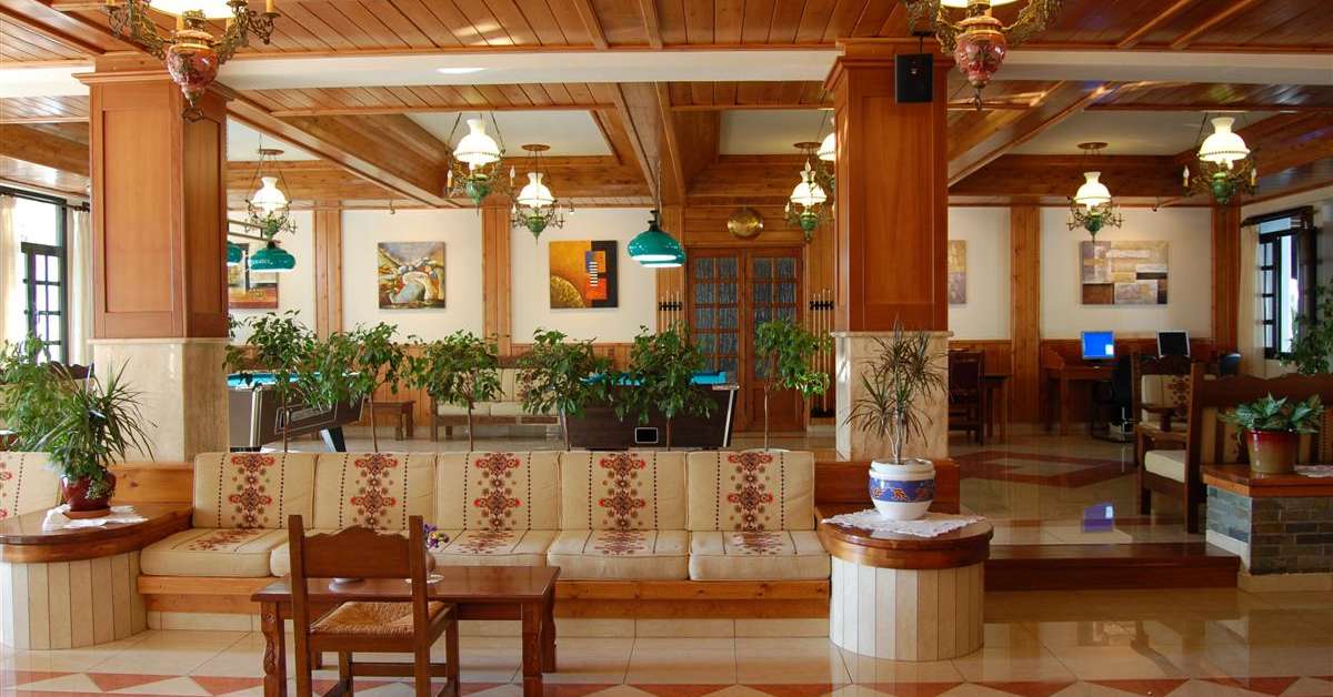 Een foto van het interieur van Hotel Palladium