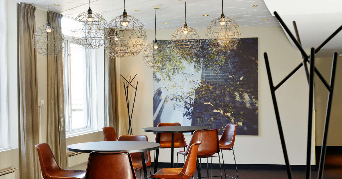 Een foto van het interieur van Scandic Oslo City