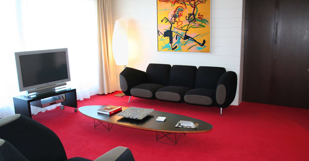 Een foto van het interieur van The Artist Grand Hotel of Art