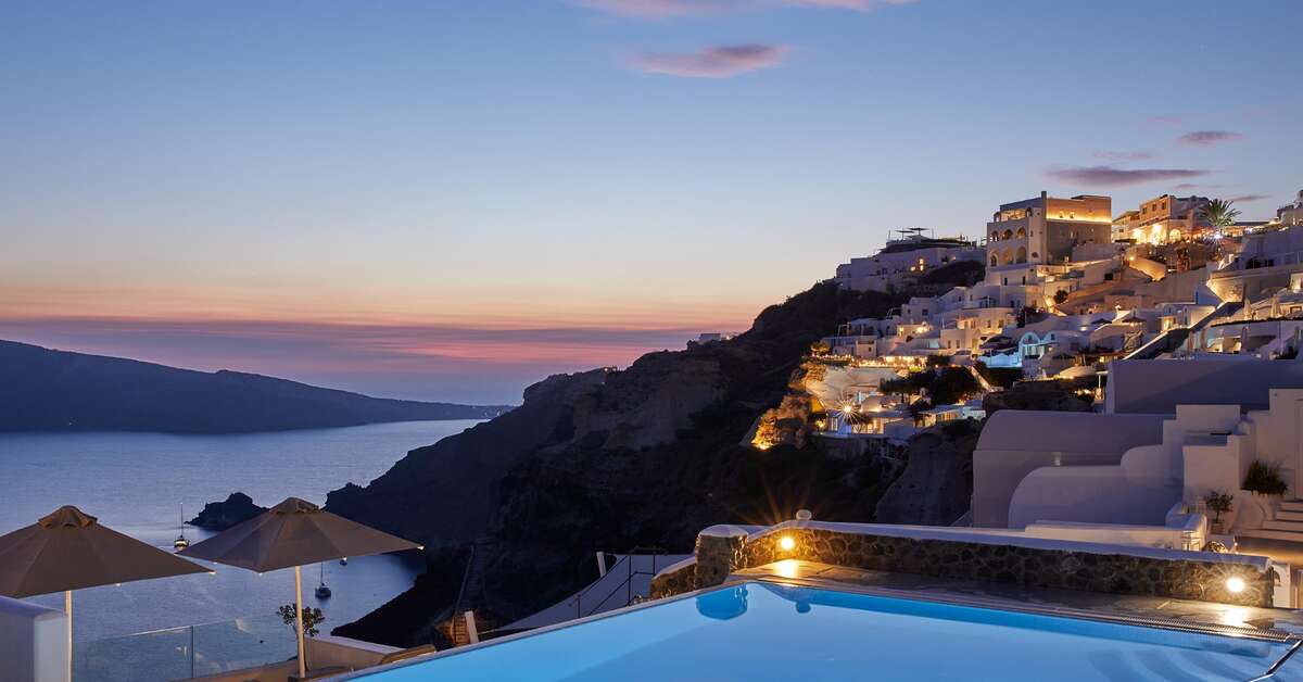 Ein Foto vom Pool im La Perla Villas & Suites