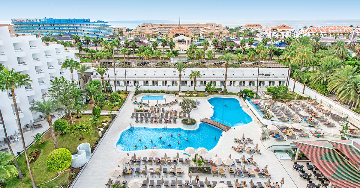 Ein Foto von der Außenansicht des Spring Hotel Vulcano