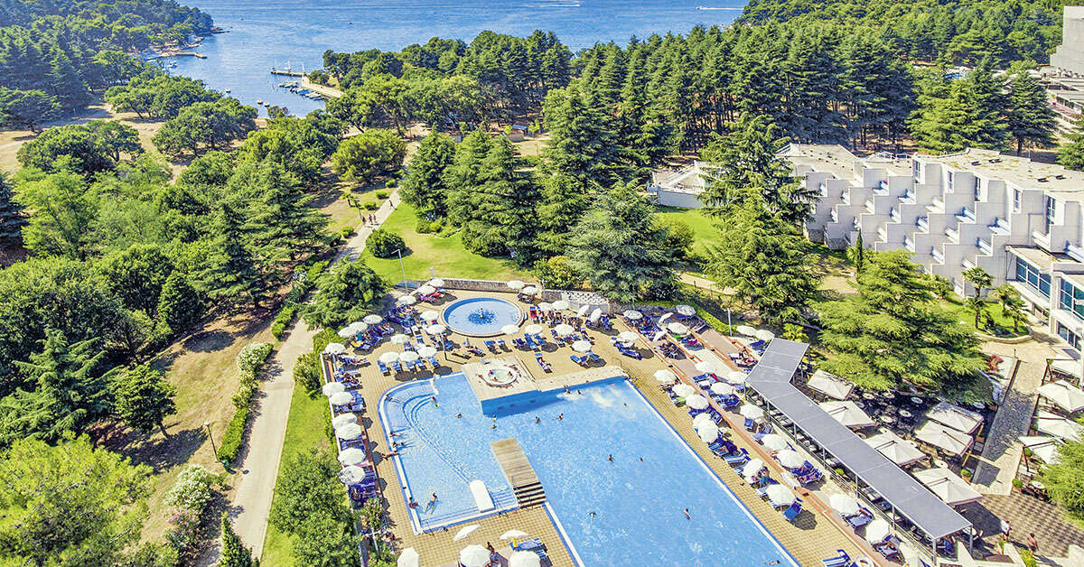 Ein Foto vom Pool im Sunny Porec by Valamar