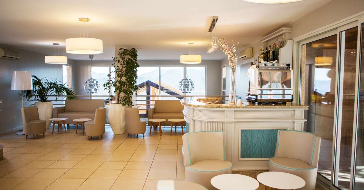 Een foto van het interieur van Hotel San Damianu