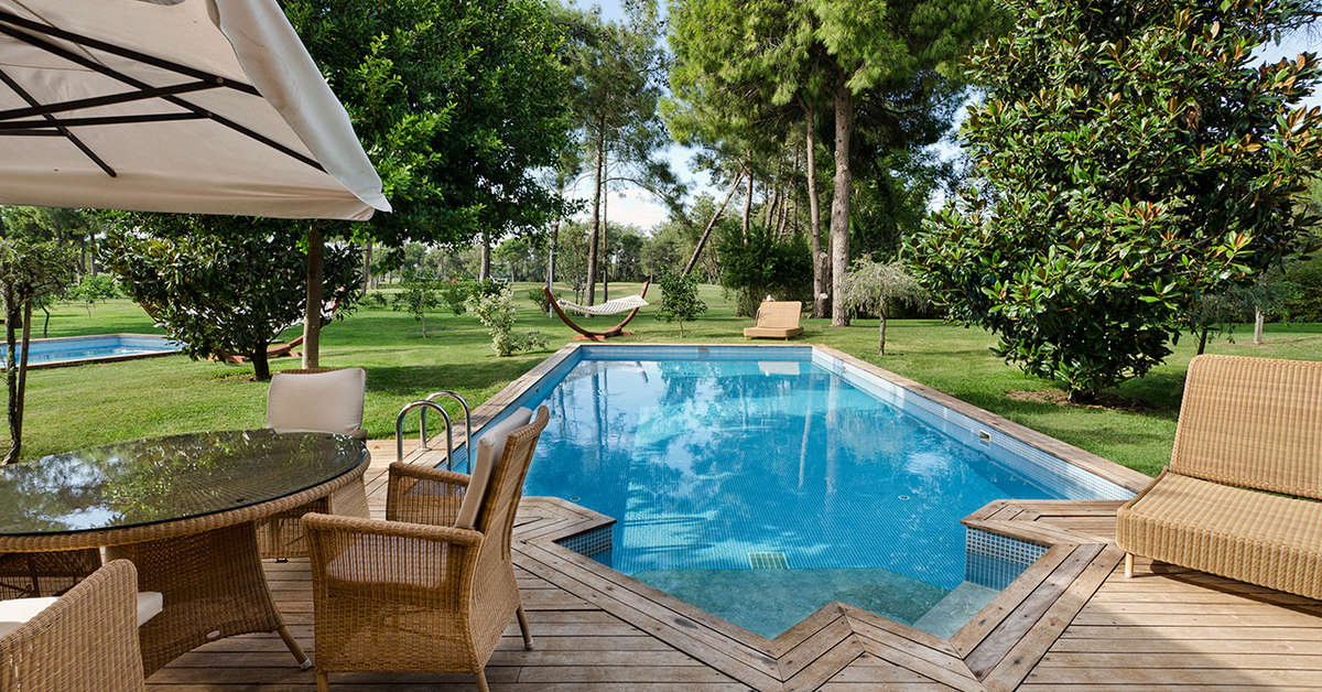 Ein Foto vom Pool im Gloria Serenity Resort