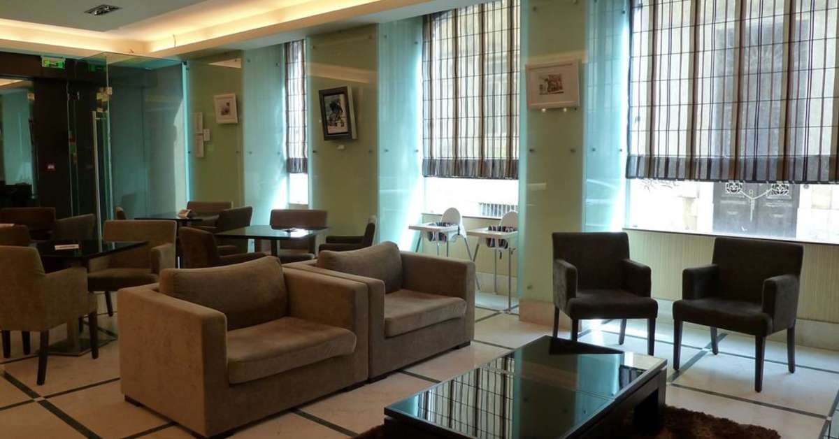 Een foto van het interieur van Turim Restauradores Hotel