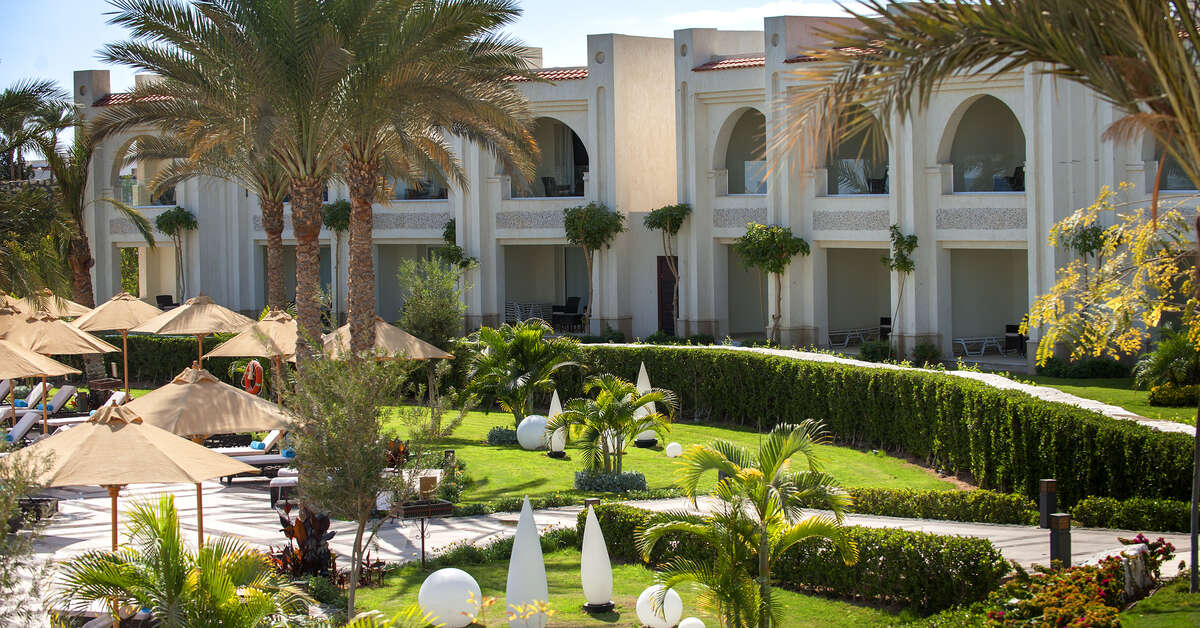 Ein Foto von der Außenansicht des Sunrise Montemare Resort
