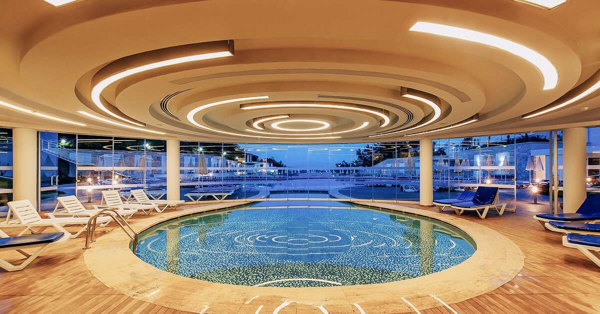 Een foto van het zwembad bij A Good Life Utopia Family Resort