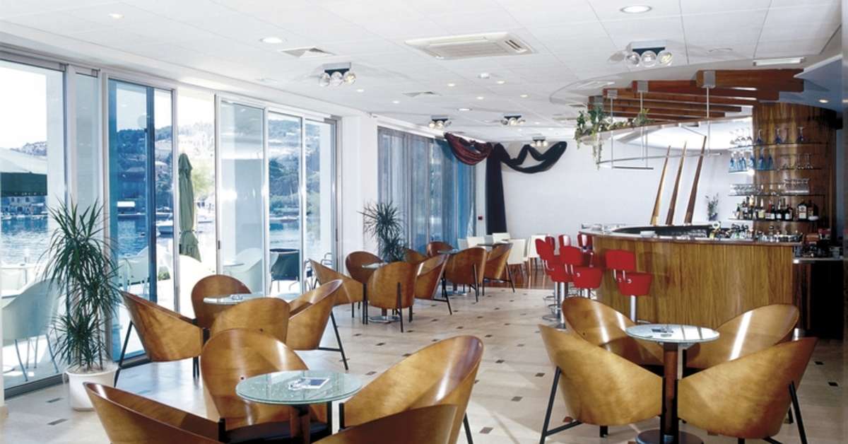Een foto van het interieur van Hotel Pastura