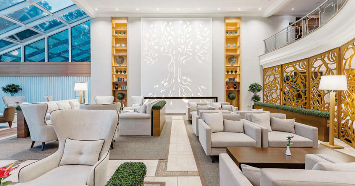 Een foto van het interieur van Papillon Belvil Resort & Spa