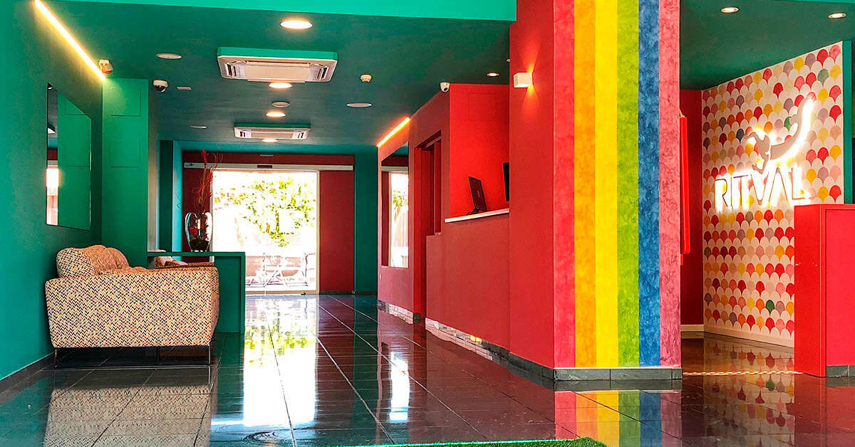 Een foto van het interieur van Hotel Ritual Maspalomas