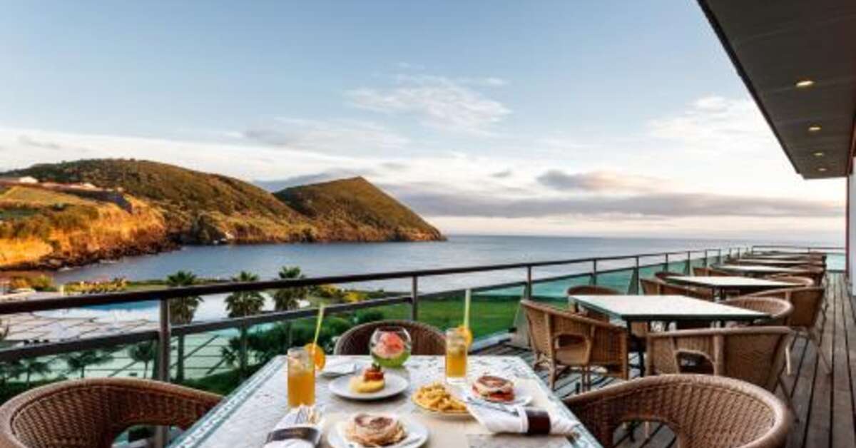 Een foto van de faciliteiten bij Terceira Mar Hotel