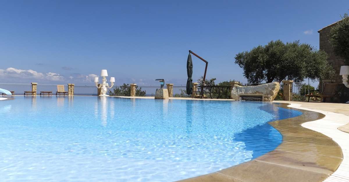 Een foto van het zwembad bij Agriturismo Le Terrazze sul Tirreno
